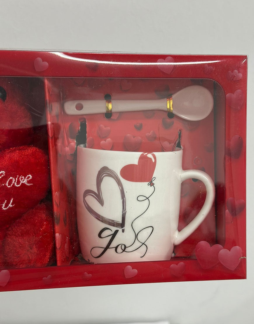 PACK TAZA + OSO CORAZON