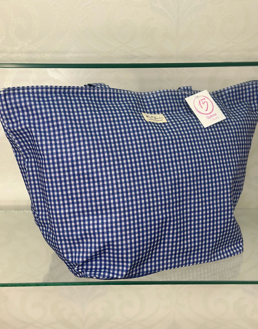 BOLSO VIAJE CUADRITOS