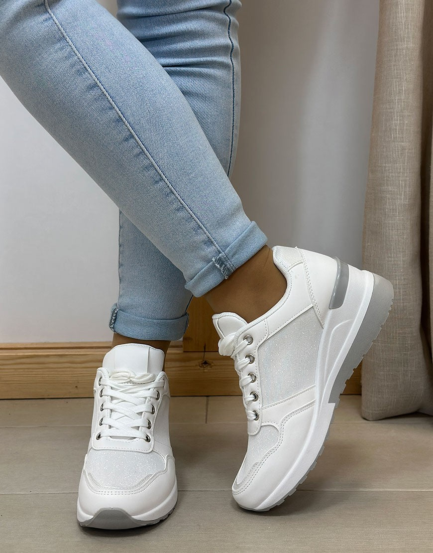 ZAPATILLA CUÑA BRILLITO 36/41