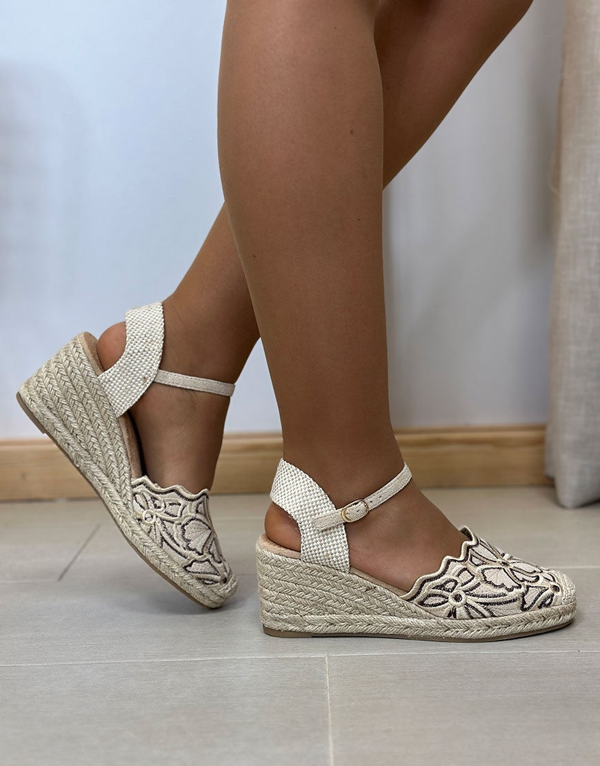 ESPARTINA CUÑA FLORAL 36/41