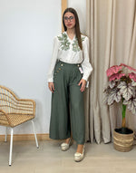 PANTALON PALAZZO BOTONES