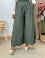 PANTALON PALAZZO BOTONES