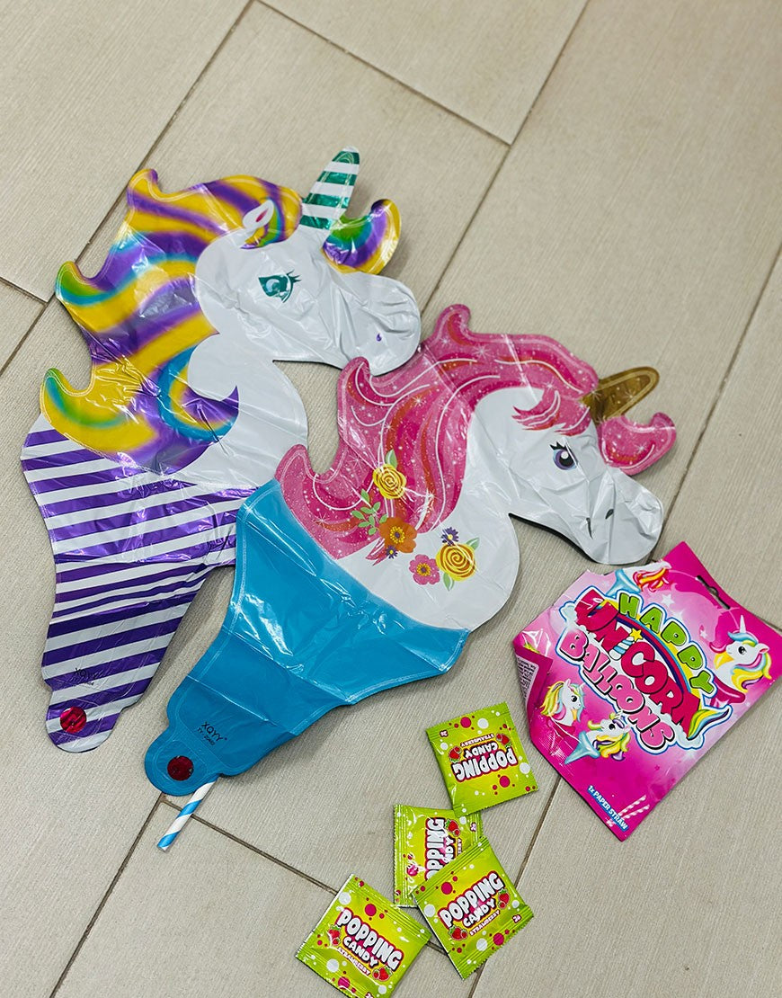 HAPPY UNICORN ( globos + caramelos )