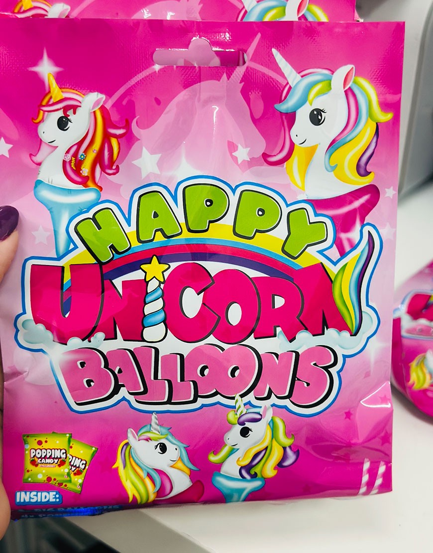 HAPPY UNICORN ( globos + caramelos )