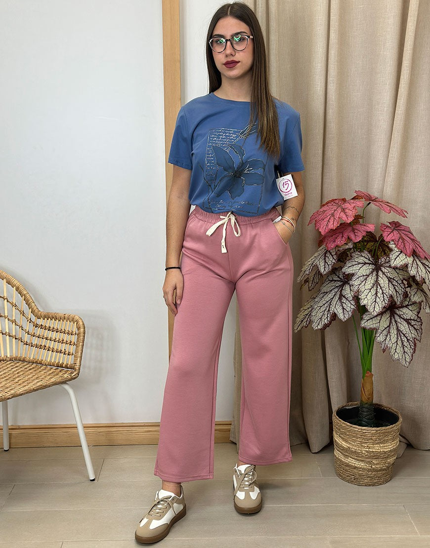 PANTALON CHANDAL WIDE LEG