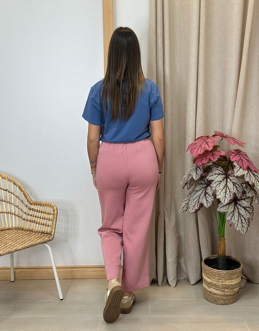 PANTALON CHANDAL WIDE LEG