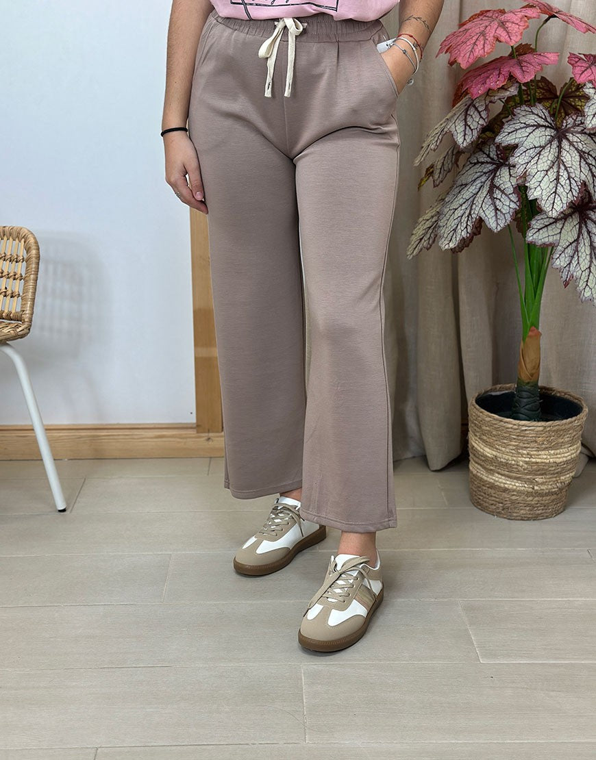 PANTALON CHANDAL WIDE LEG