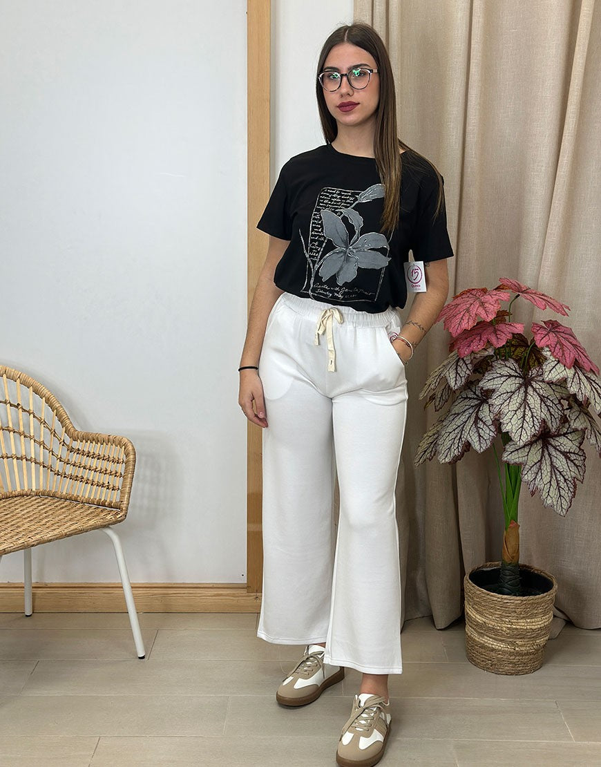 PANTALON CHANDAL WIDE LEG