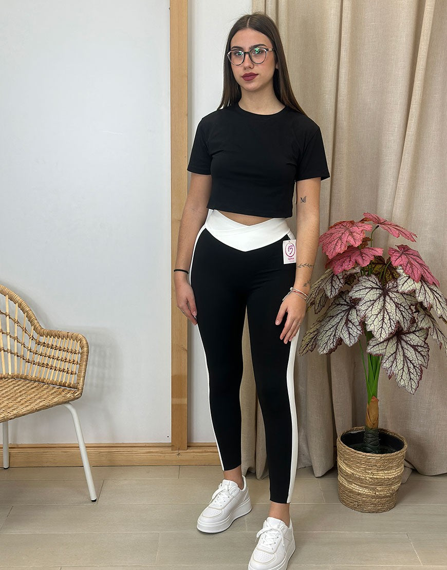 LEGGINS CRUZADAS BICOLOR