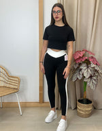 LEGGINS CRUZADAS BICOLOR