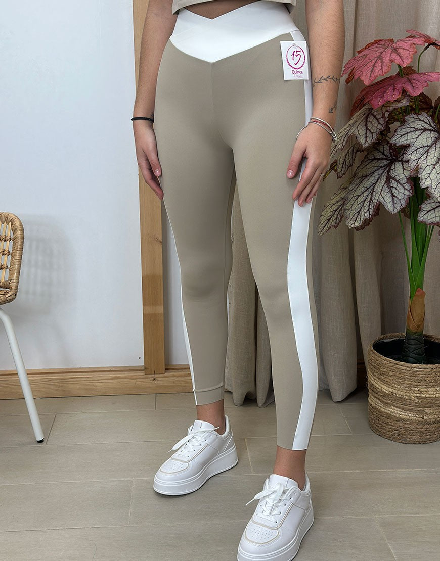 LEGGINS CRUZADAS BICOLOR