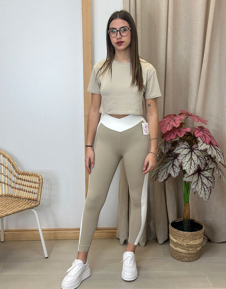 LEGGINS CRUZADAS BICOLOR