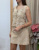 CONJUNTO FALDA Y CHALECO