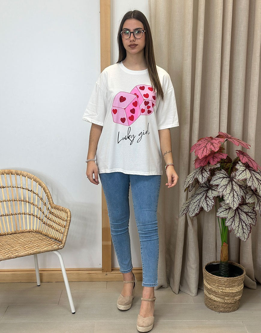 CAMISETA DADOS T- GRANDE