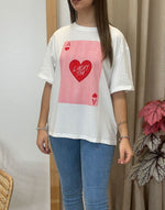 CAMISETA AS DE CORAZONES T- GRANDE