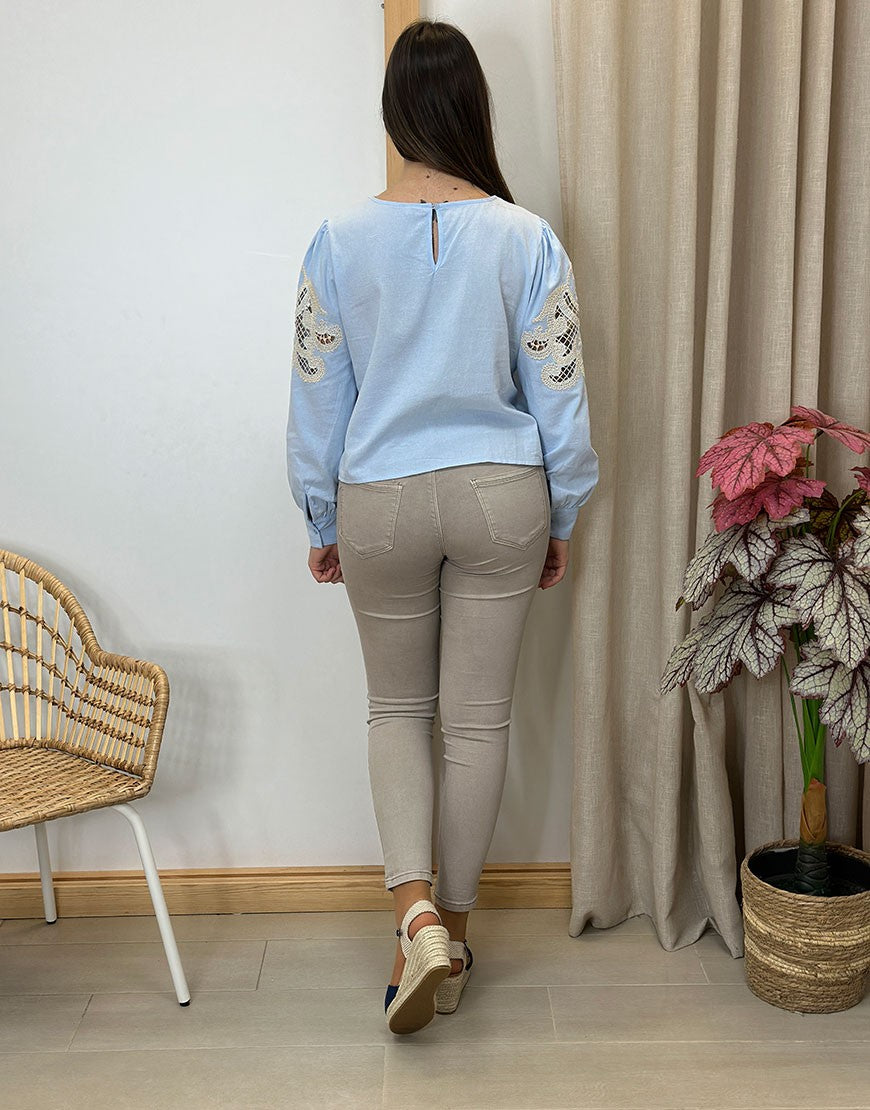 PANTALON VAQUERO PUSH COLORES