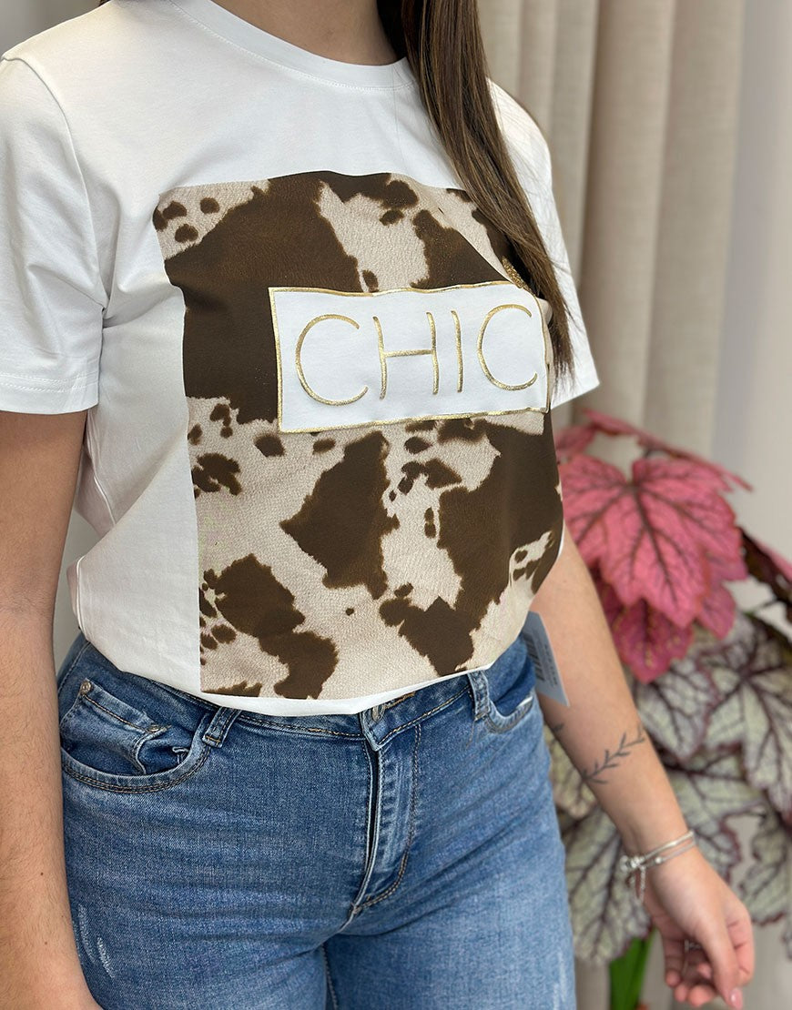 CAMISETA CHIC COW