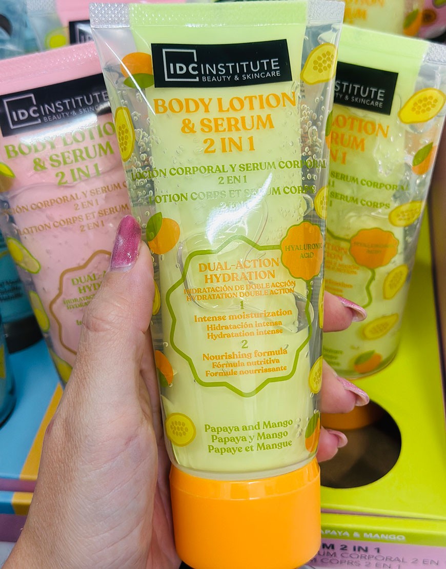 BODY LOTION + SERUM PAPAYA Y MANGO IDC