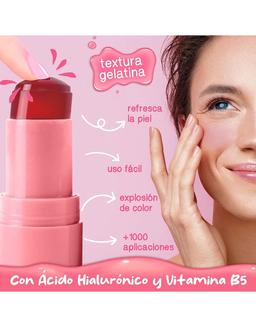 GELATINA MELOCOTON LABIOS Y MEJILLAS