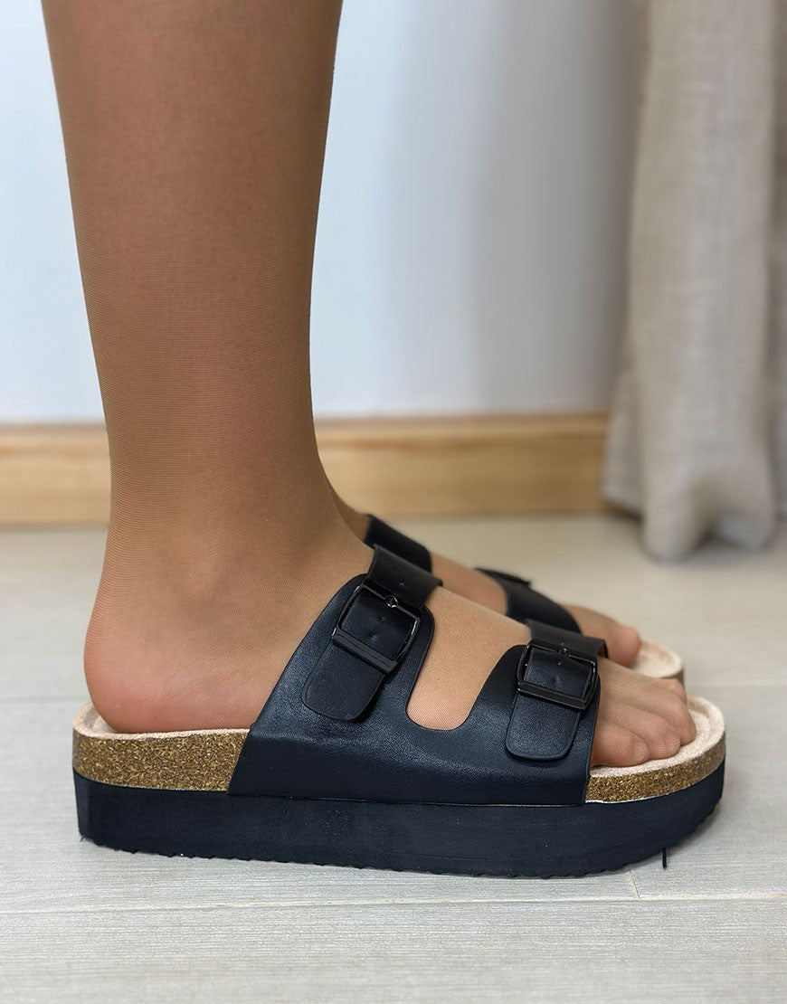 SANDALIA DOBLE SUELA HEBILLA 36/41