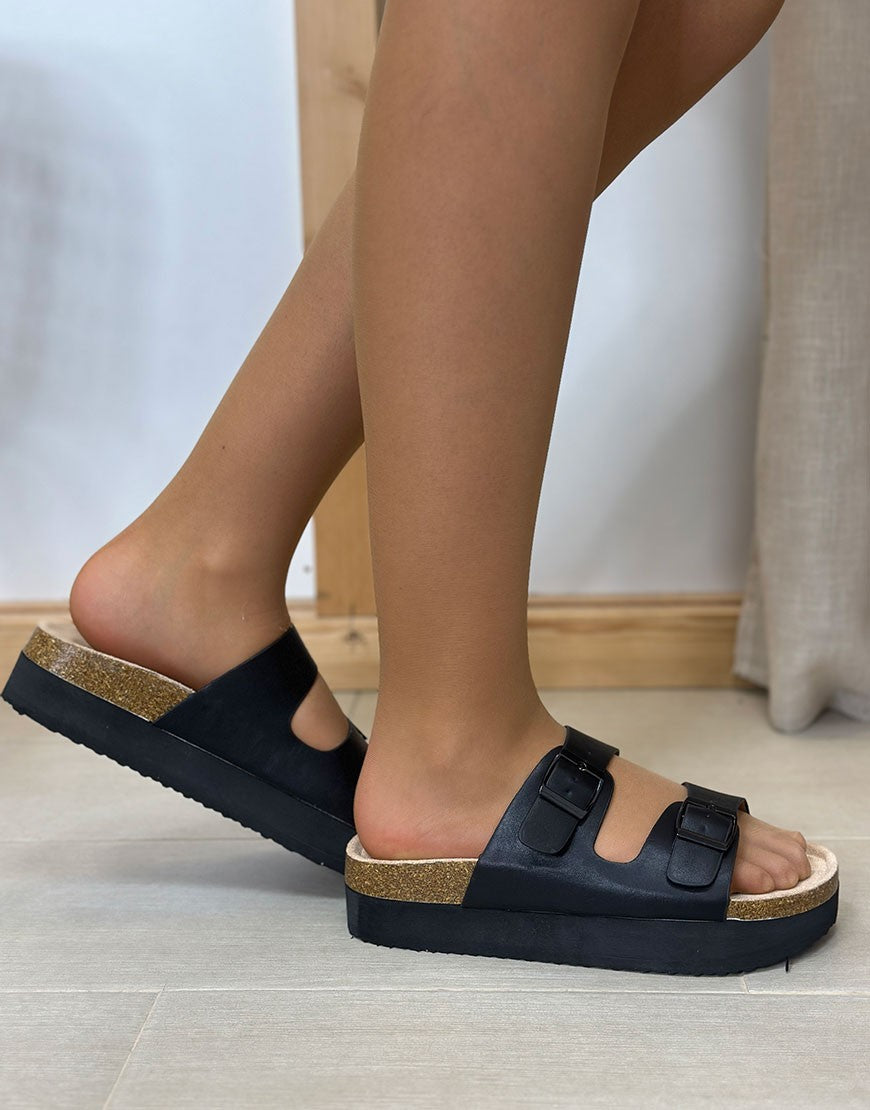 SANDALIA DOBLE SUELA HEBILLA 36/41