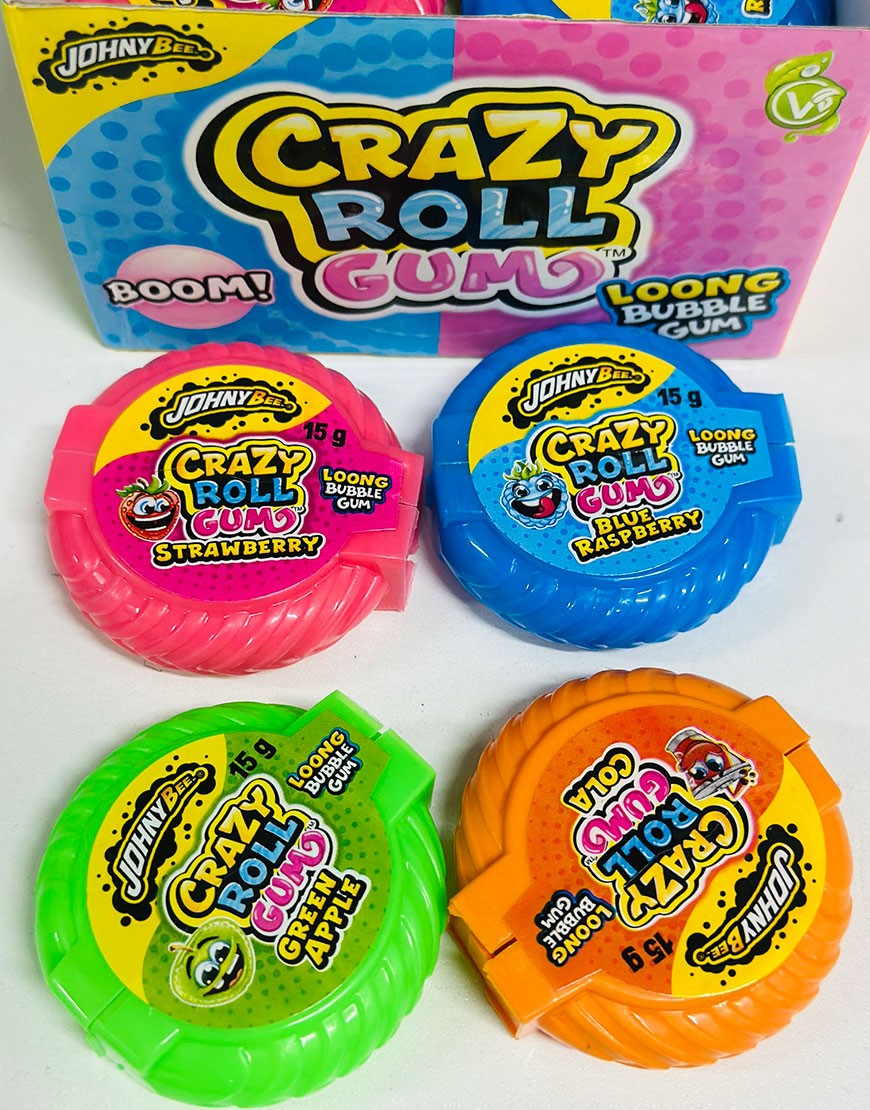 ROLLO DE CHICLE CRAZY