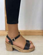 SANDALIA TACON MADERA 36/41