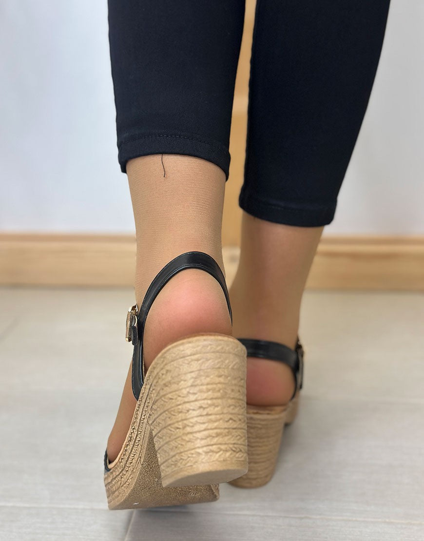 SANDALIA TACON MADERA 36/41