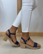 SANDALIA TACON MADERA 36/41