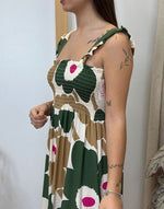 VESTIDO MIDI FLORES