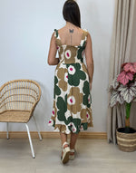 VESTIDO MIDI FLORES