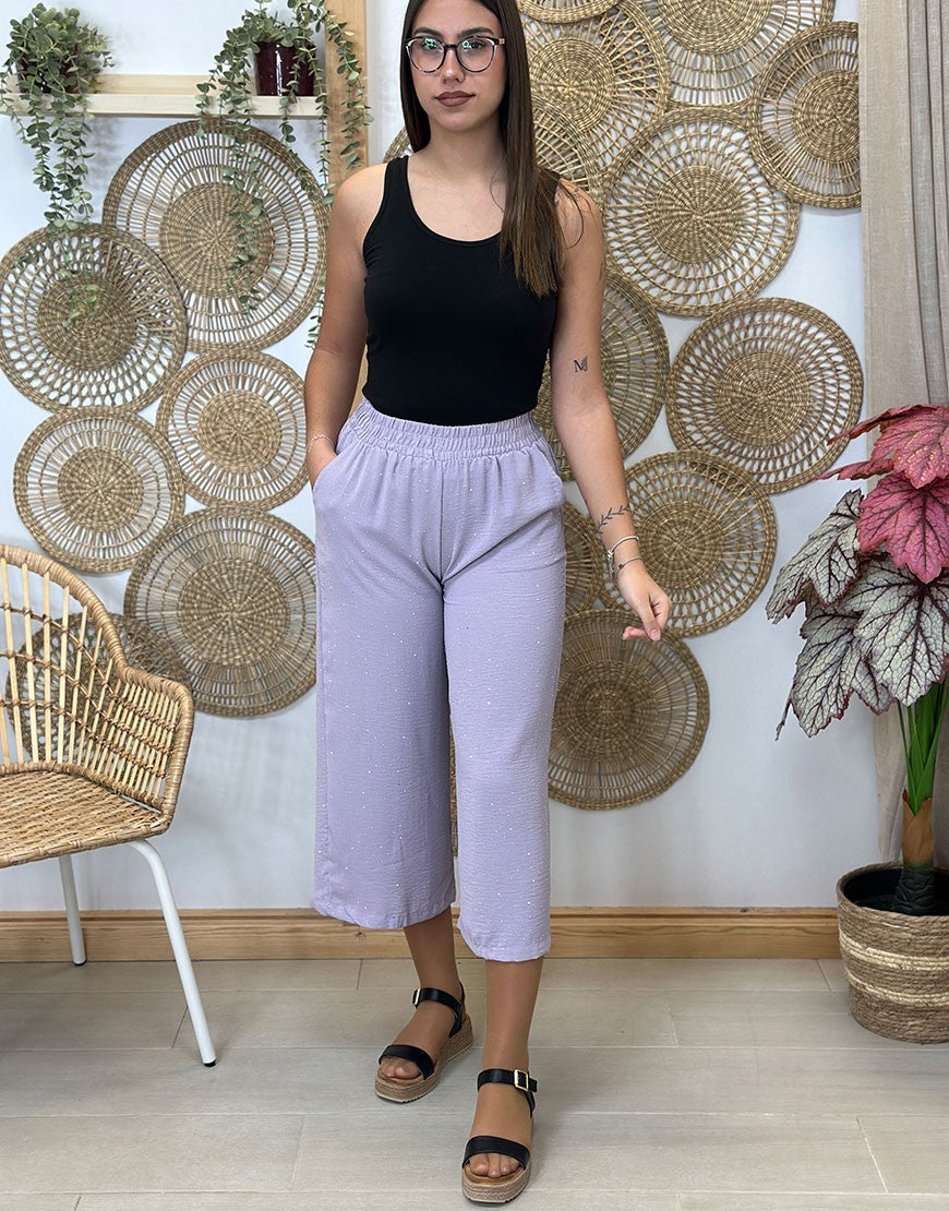 PANTALON MIDI BRILLITO