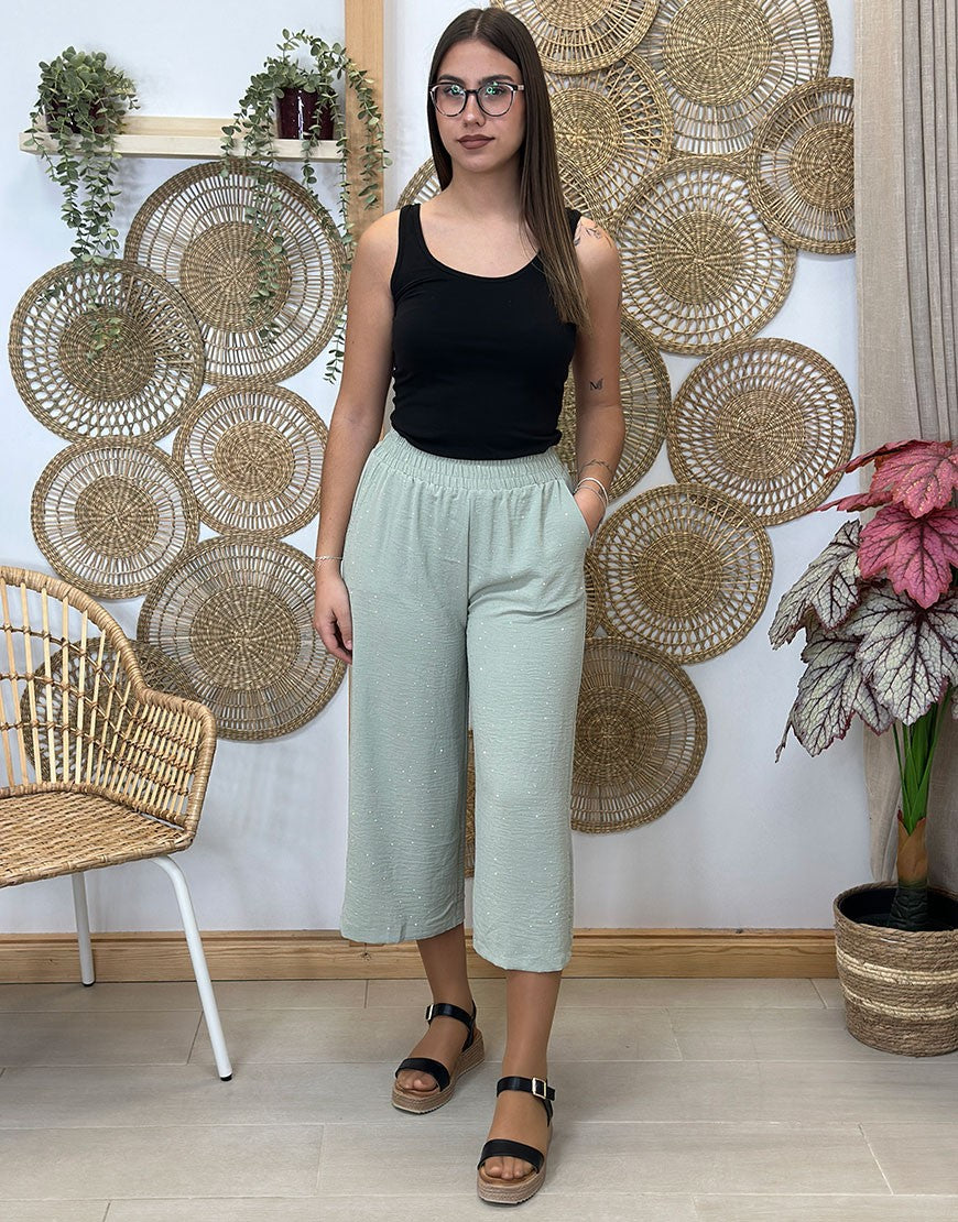 PANTALON MIDI BRILLITO