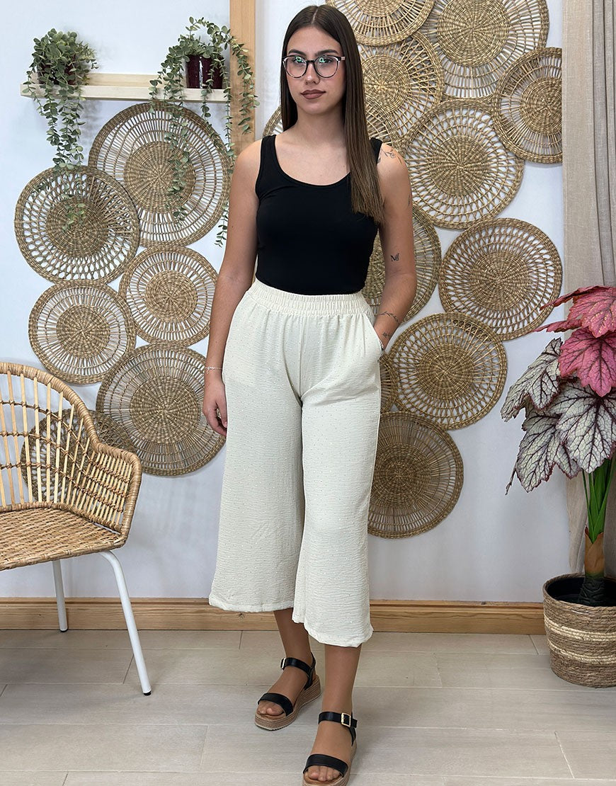 PANTALON MIDI BRILLITO