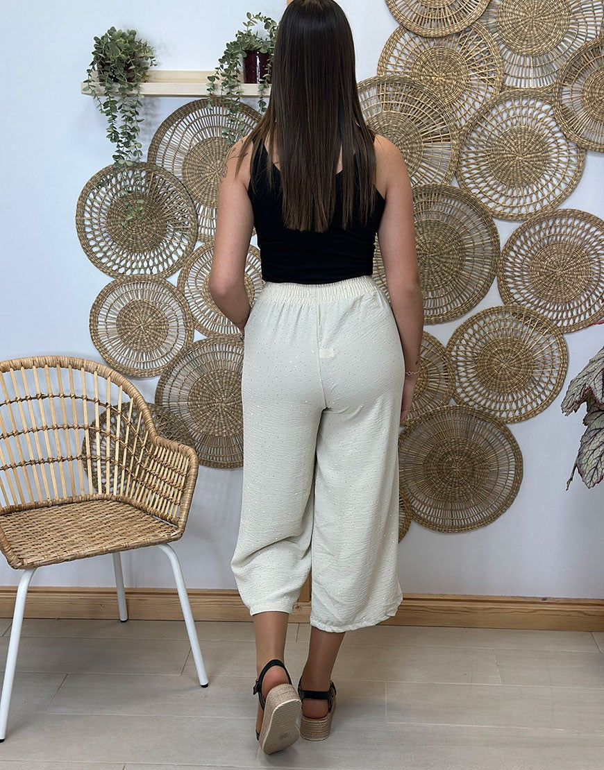 PANTALON MIDI BRILLITO