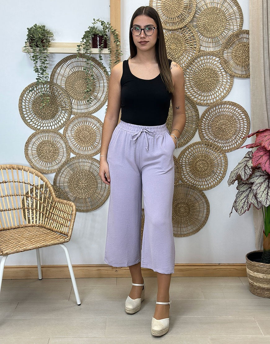 PANTALON MIDI TELA