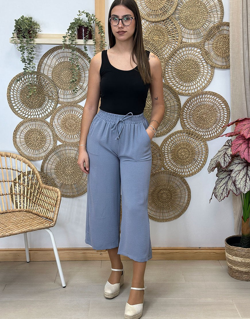 PANTALON MIDI TELA