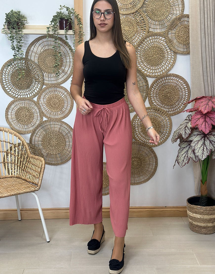 PANTALON MIDI PLISADO