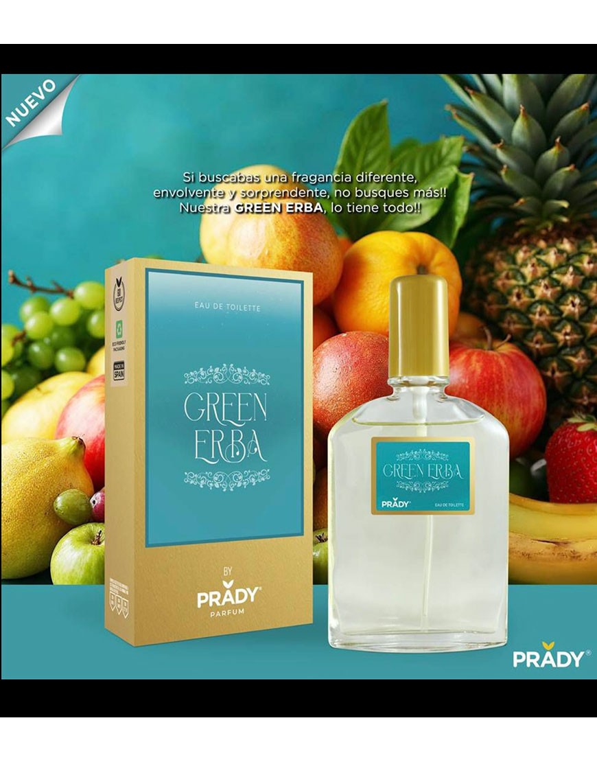 EAU DE TOILETTE ERBA GREEN
