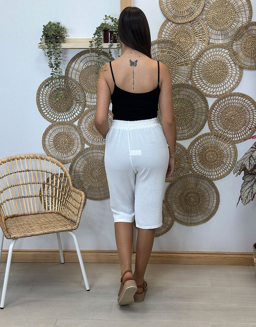 PANTALON PIRATA TELA BOTONES