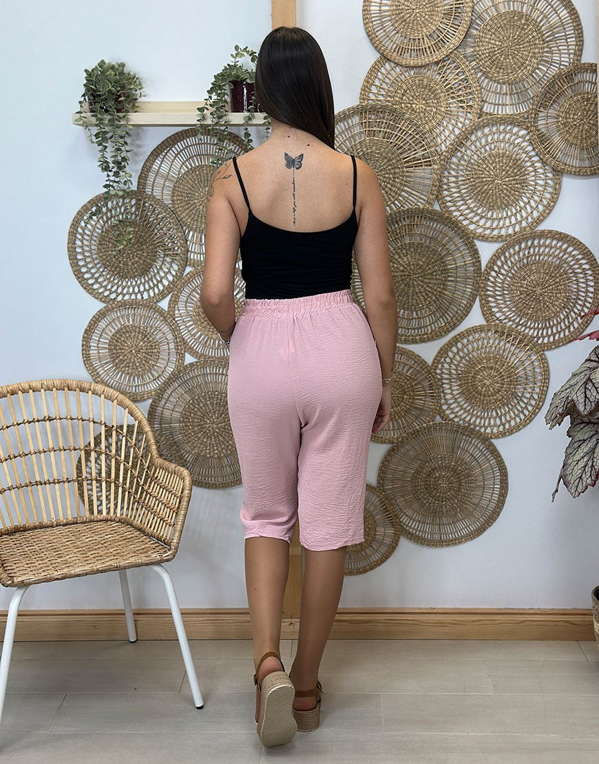PANTALON PIRATA TELA BOTONES