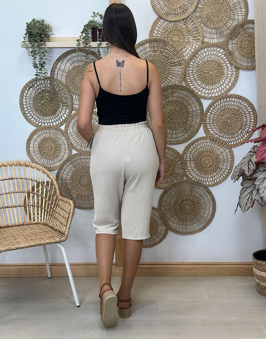 PANTALON PIRATA TELA BOTONES