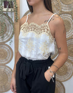 BLUSA TIRANTES ENCAJE