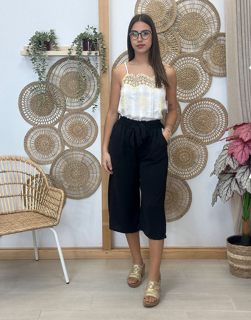 BLUSA TIRANTES ENCAJE