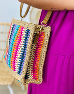 BOLSO RAFIA COLORES PEQUEÑO