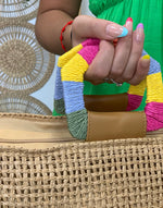 BOLSO RAFIA ASA COLORES