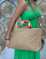 BOLSO RAFIA ASA COLORES