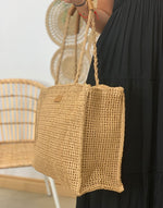 BOLSO RAFIA ASA TRENZADA