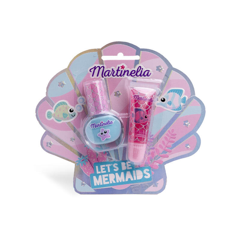 SET GLOSS Y PINTAUÑAS MERMAIDS MARTINELIA