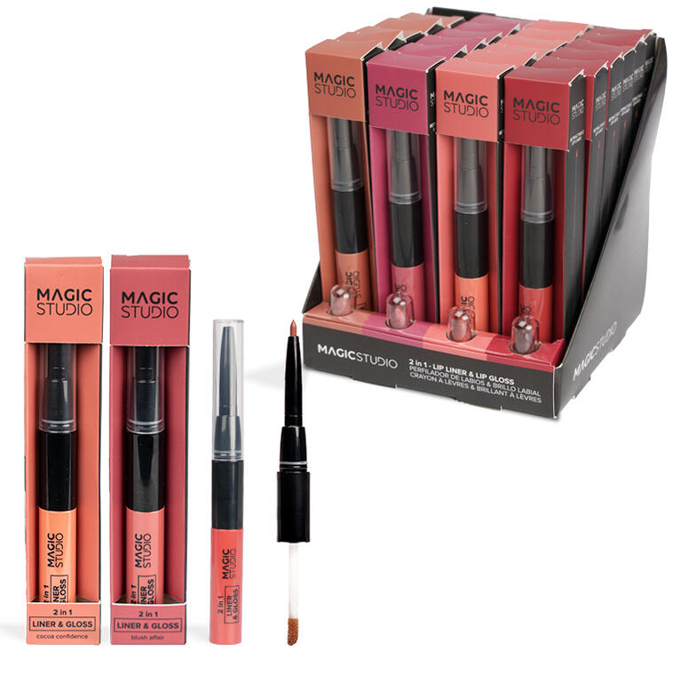 2 EN 1 - PERFILADOR Y GLOSS MAGIC STUDIO
